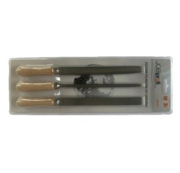 ZESTAW PILNIKÓW DO DREWNA, JOBIPROFI, 250MM, 3 EL.