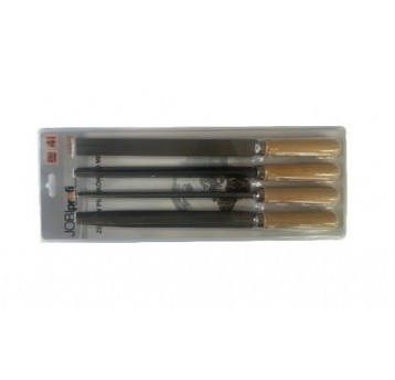 ZESTAW PILNIKÓW DO METALU, JOBIPROFI, 200MM, 4 EL.