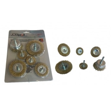 ZESTAW SZCZOTEKZ TRZPIENIEM,HEX, 6EL., MIEDZIOWANE