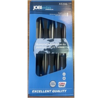 ZESTAW WKRĘTAKÓW DO POBIJANIA JOBIEXTRA 5 ELEM